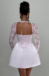 SADIE MINI DRESS - BLUSH