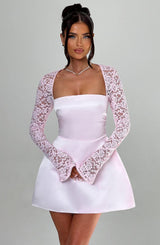 SADIE MINI DRESS - BLUSH