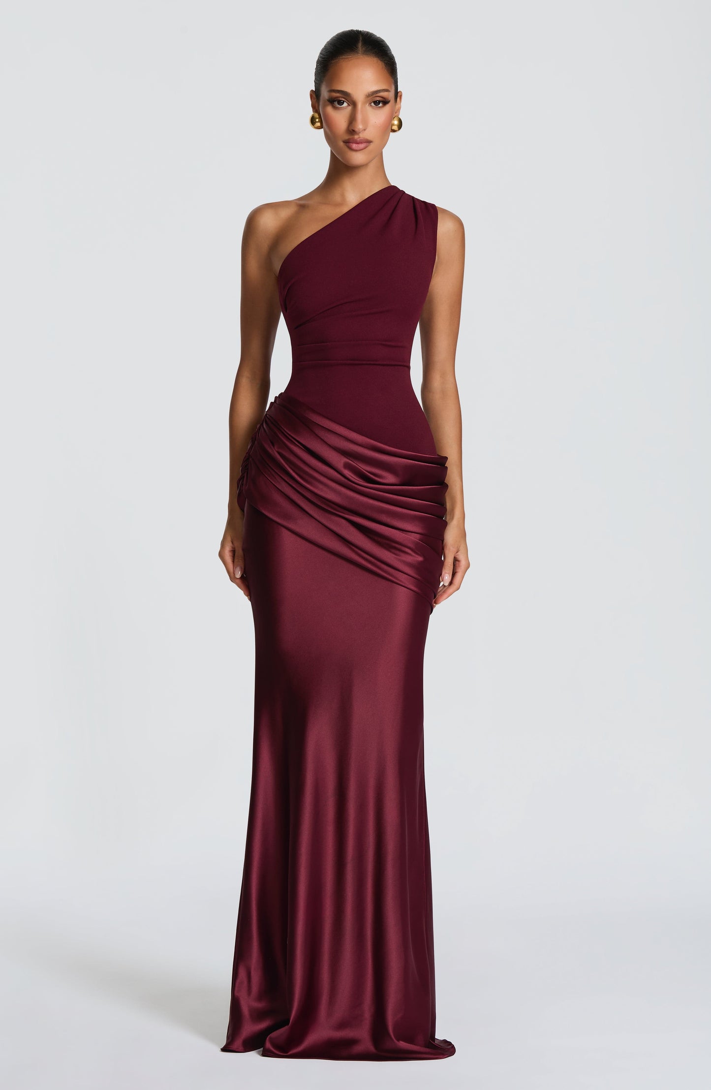 SADONA MAXI DRESS - CHERRY LACQUER
