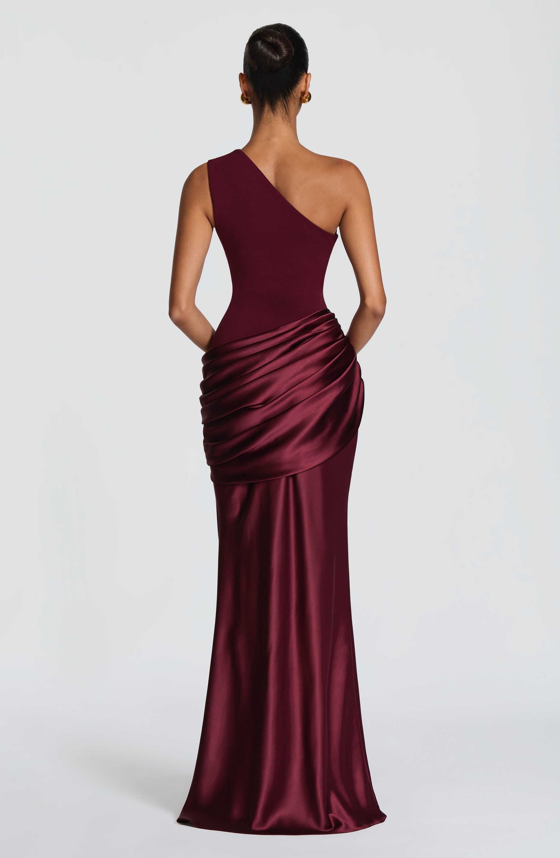 SADONA MAXI DRESS - CHERRY LACQUER