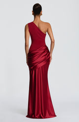 SADONA MAXI DRESS - DEEP RED