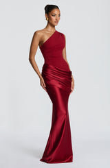 SADONA MAXI DRESS - DEEP RED