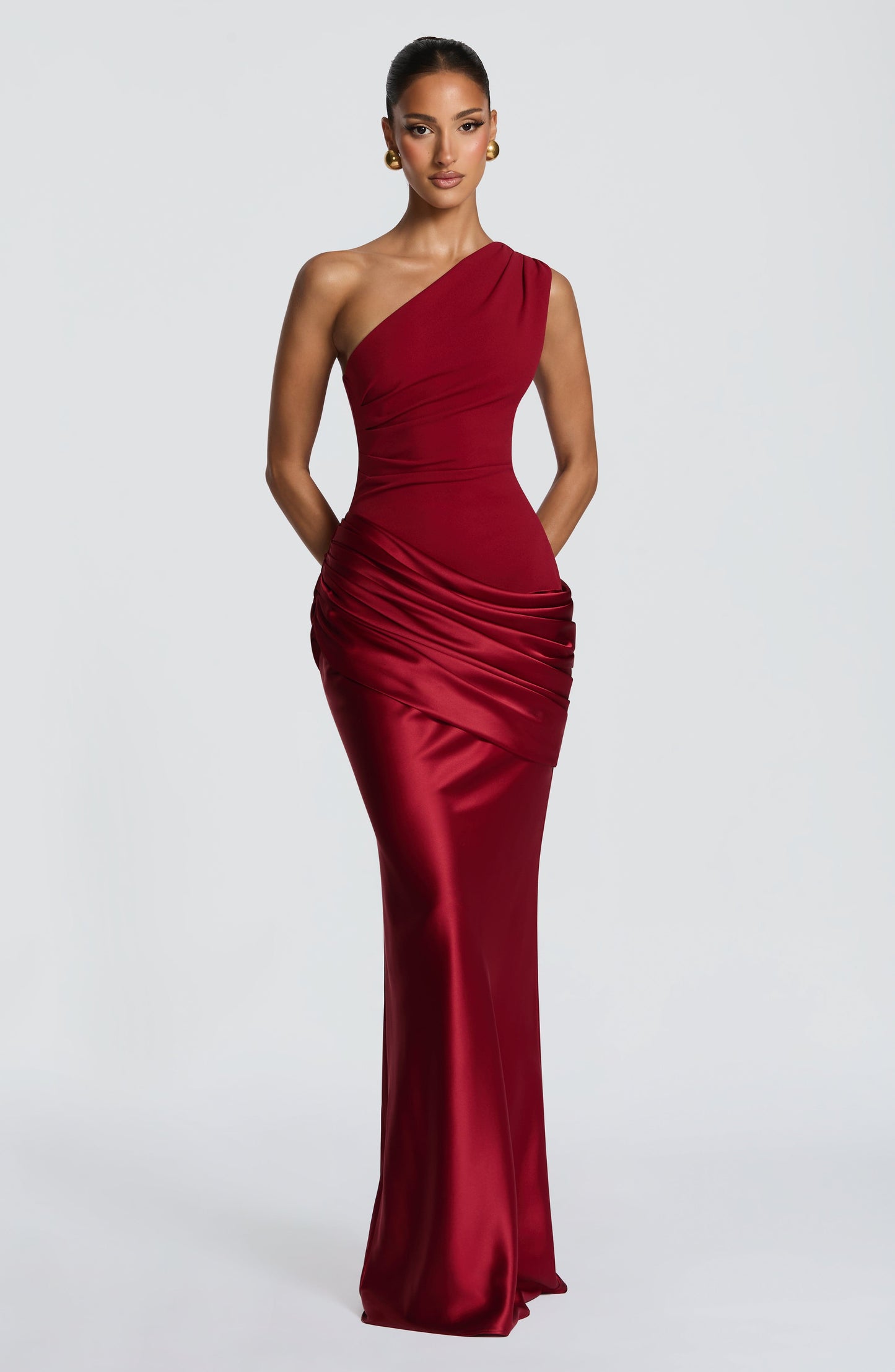 SADONA MAXI DRESS - DEEP RED