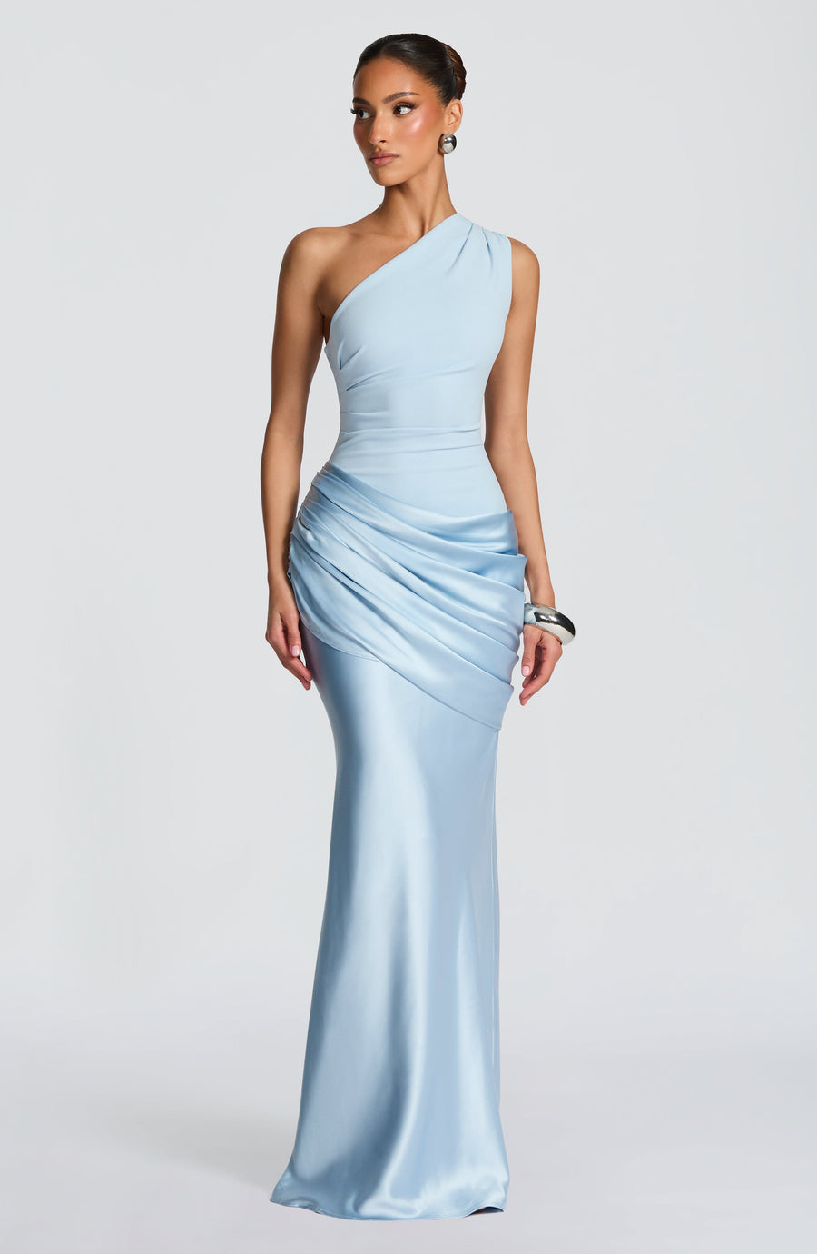 VESTIDO LARGO SADONA - AZUL GLACIAR