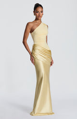 SADONA MAXI DRESS - LEMON