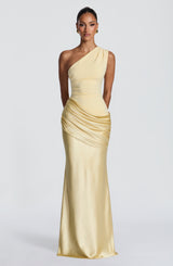 SADONA MAXI DRESS - LEMON