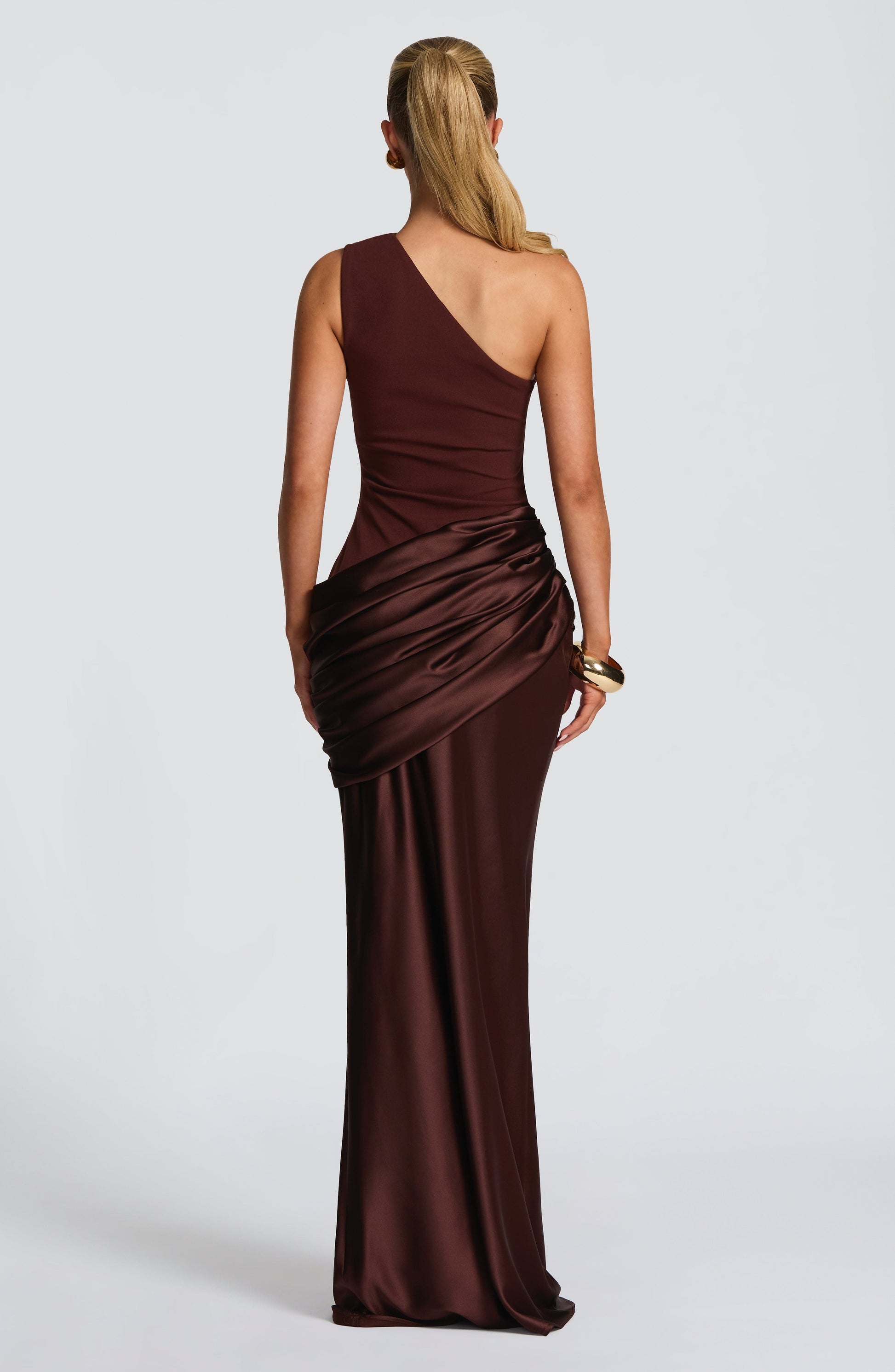 SADONA MAXI DRESS - PLUM BROWN