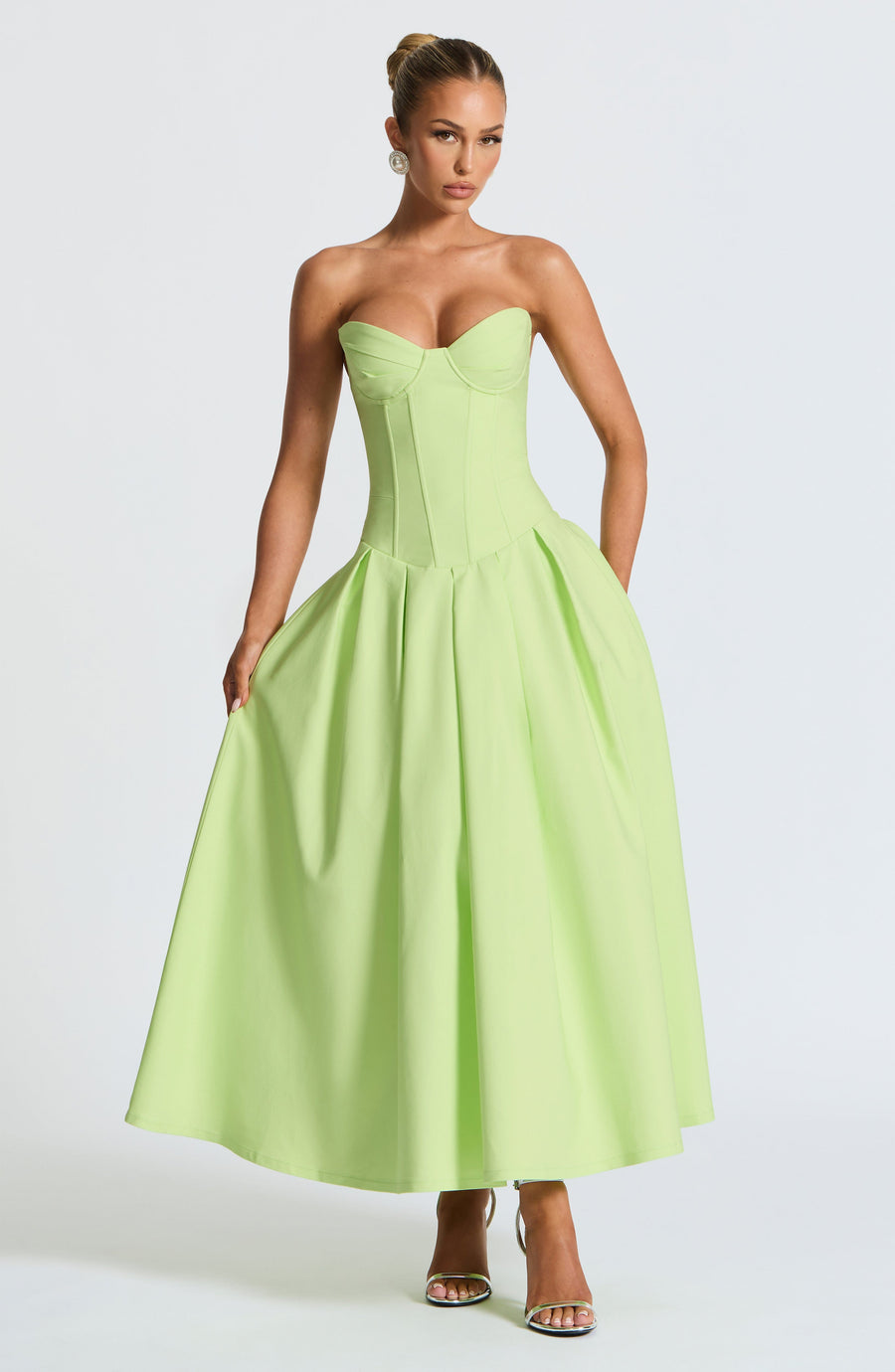 VESTIDO MIDI SALMA - LIMA