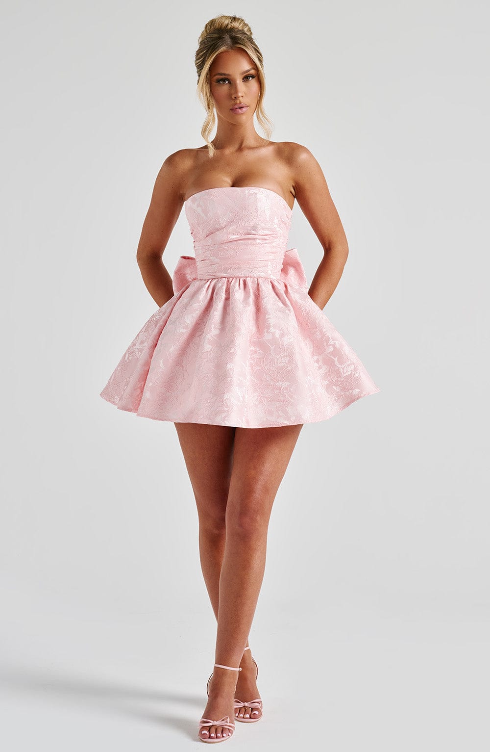 SALOME MINI DRESS - BLUSH