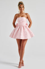 SALOME MINI DRESS - BLUSH