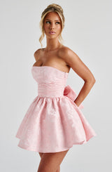 SALOME MINI DRESS - BLUSH