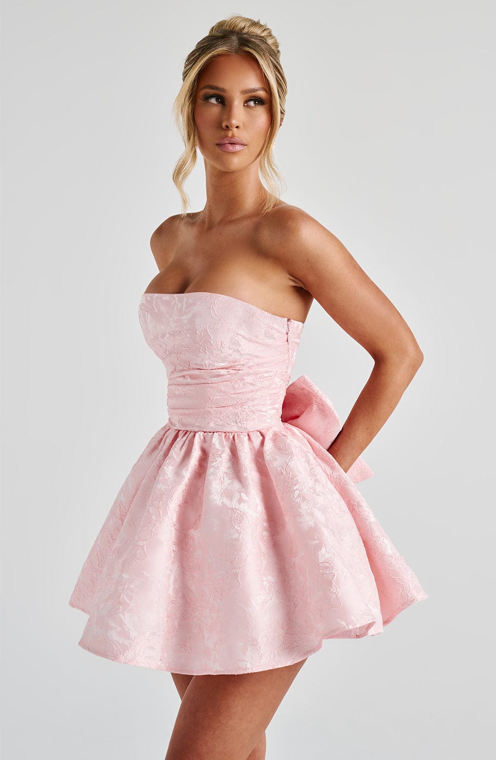 SALOME MINI DRESS - BLUSH