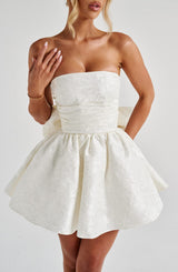 SALOME MINI DRESS - IVORY