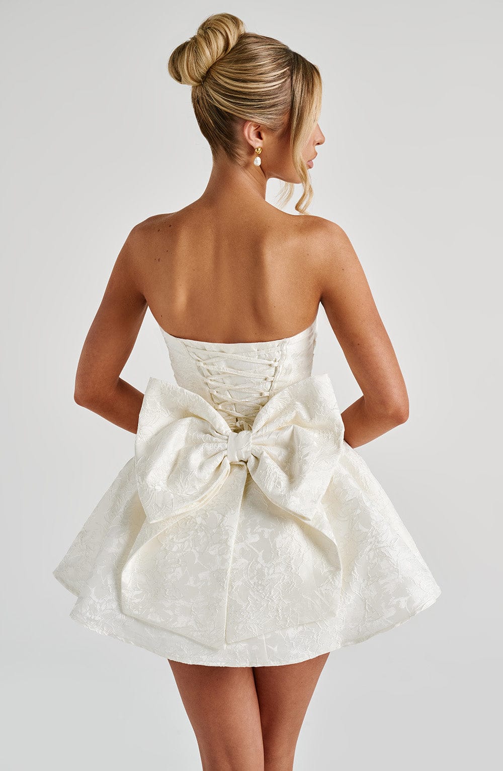 SALOME MINI DRESS - IVORY