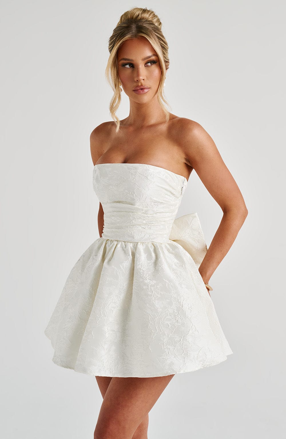 SALOME MINI DRESS - IVORY