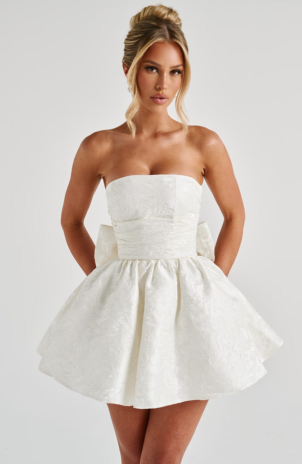 SALOME MINI DRESS - IVORY