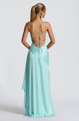 SAMIRA MAXI DRESS - AQUA