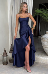 SAMIRA MAXI DRESS - NAVY