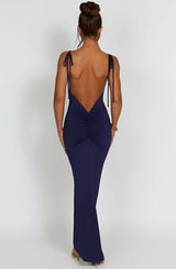 SANYA MAXI DRESS - NAVY