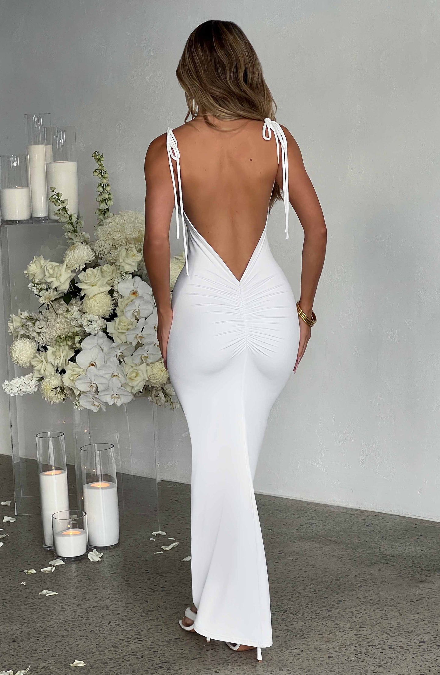 SANYA MAXI DRESS - WHITE