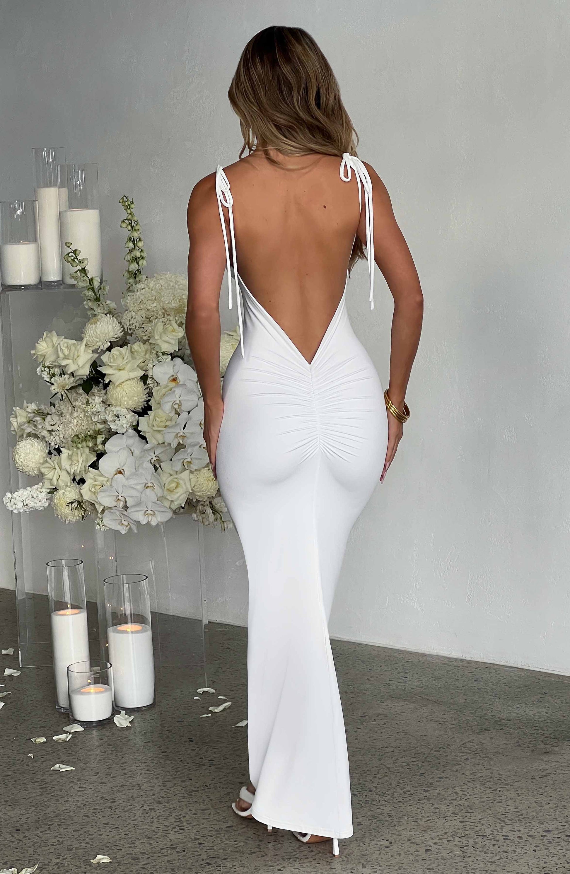 SANYA MAXI DRESS - WHITE