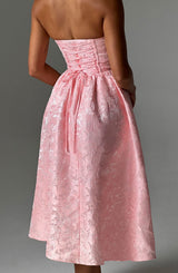 SAOIRSE MIDI DRESS - BLUSH