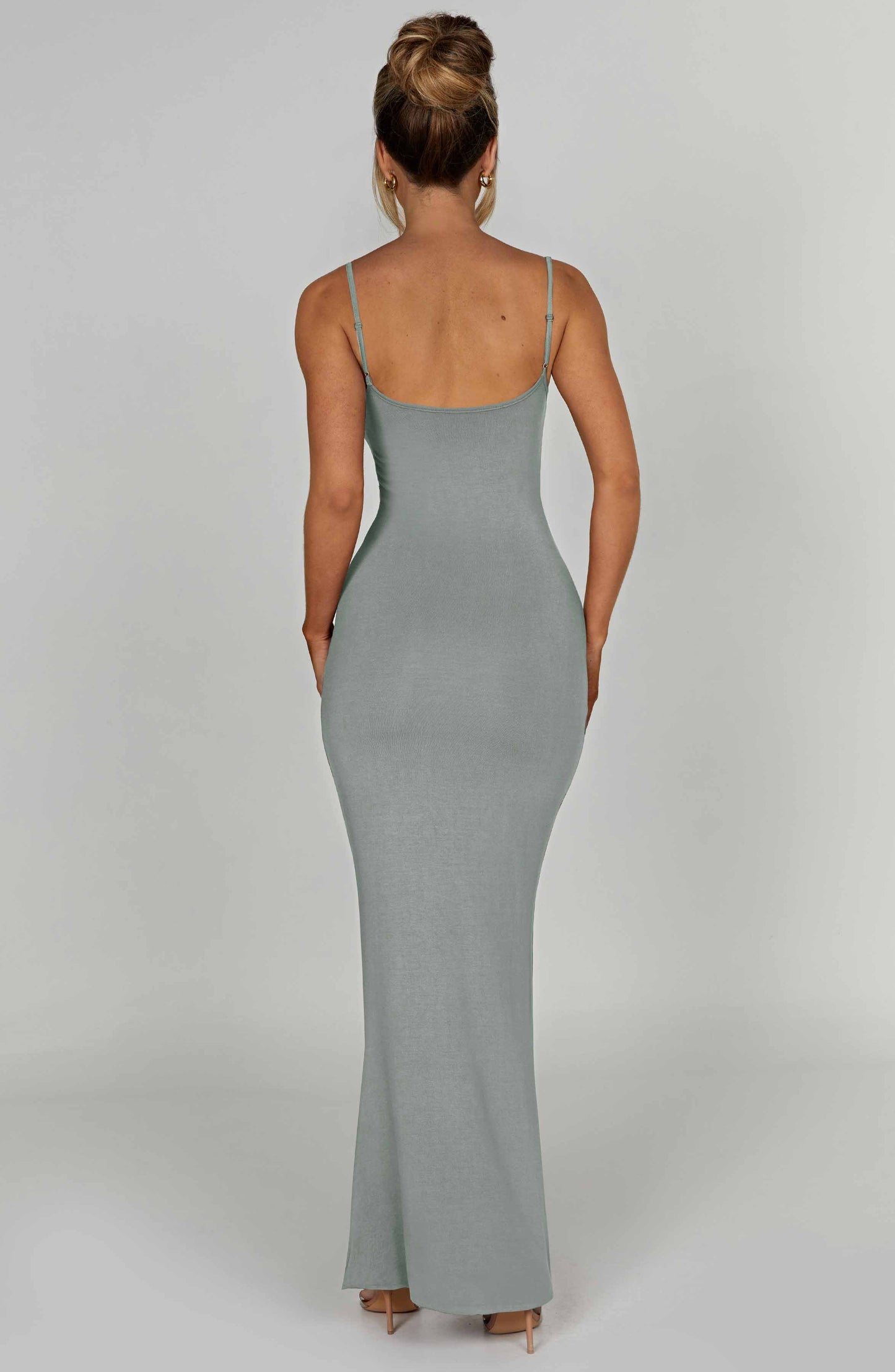 SASKIA MAXI DRESS - STEEL