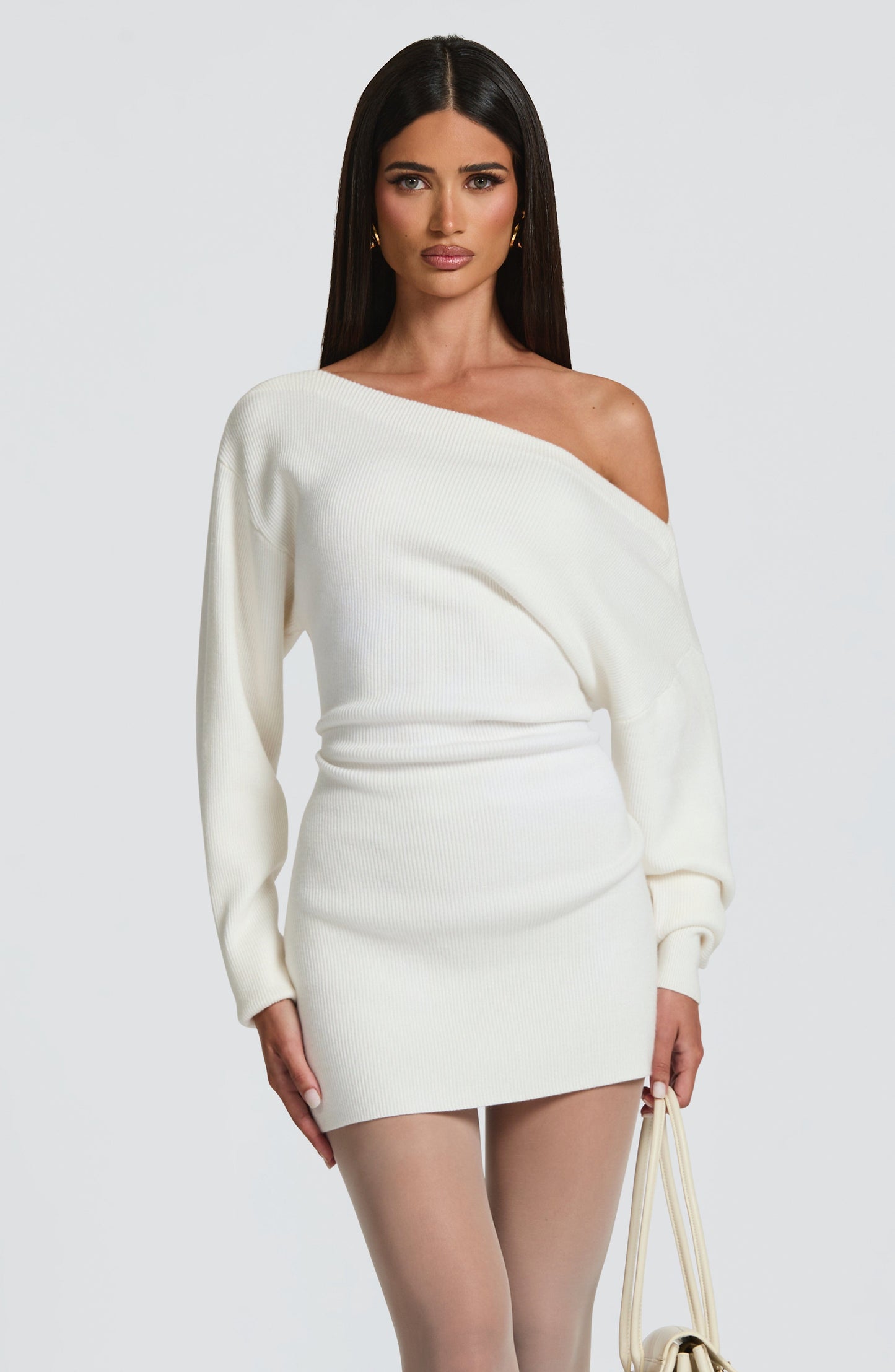 SAWYER MINI DRESS - IVORY