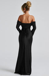 SELENE MAXI DRESS - BLACK