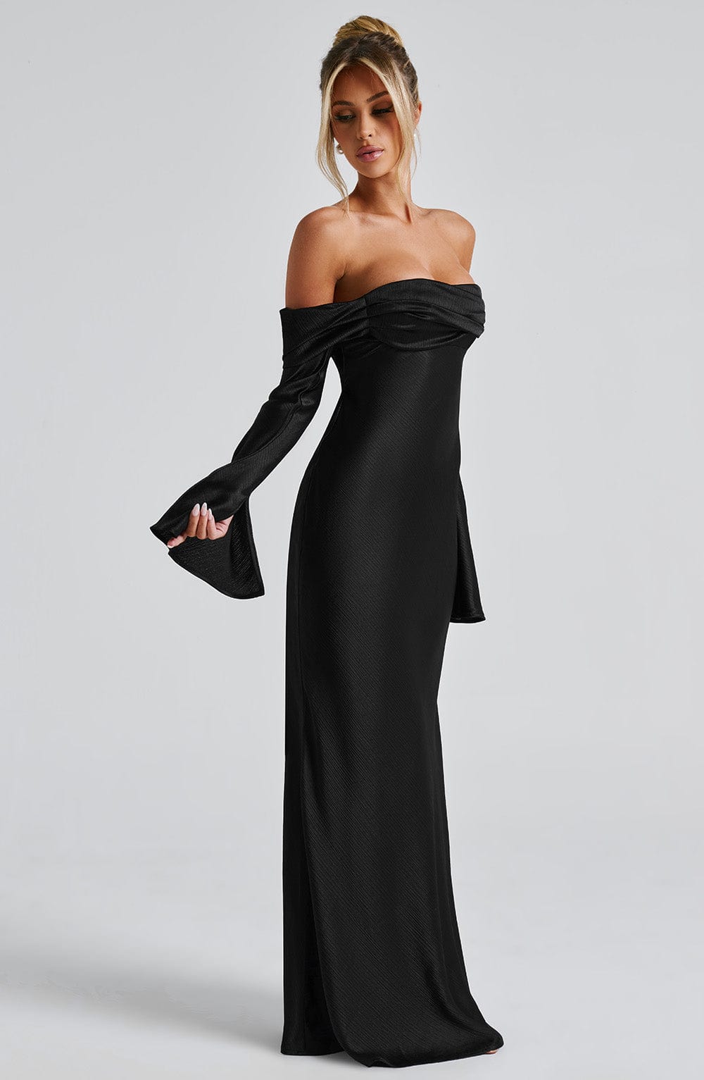 SELENE MAXI DRESS - BLACK