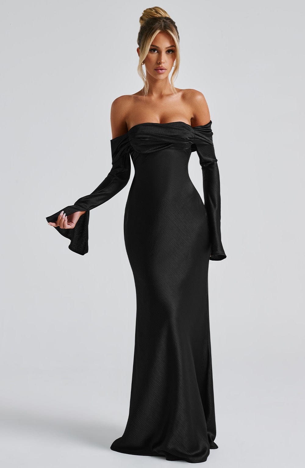 SELENE MAXI DRESS - BLACK