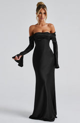 SELENE MAXI DRESS - BLACK
