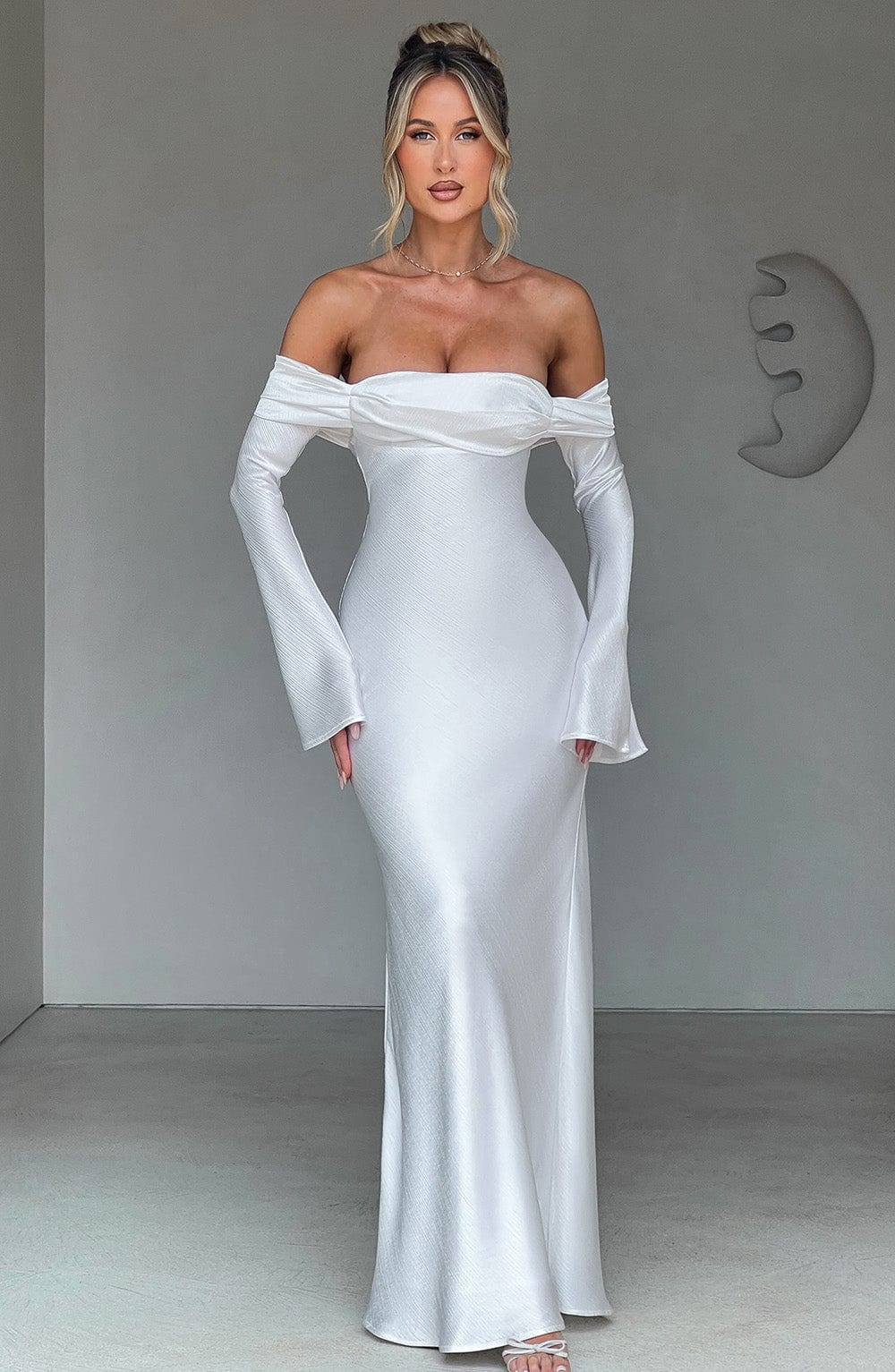 SELENE MAXI DRESS - IVORY