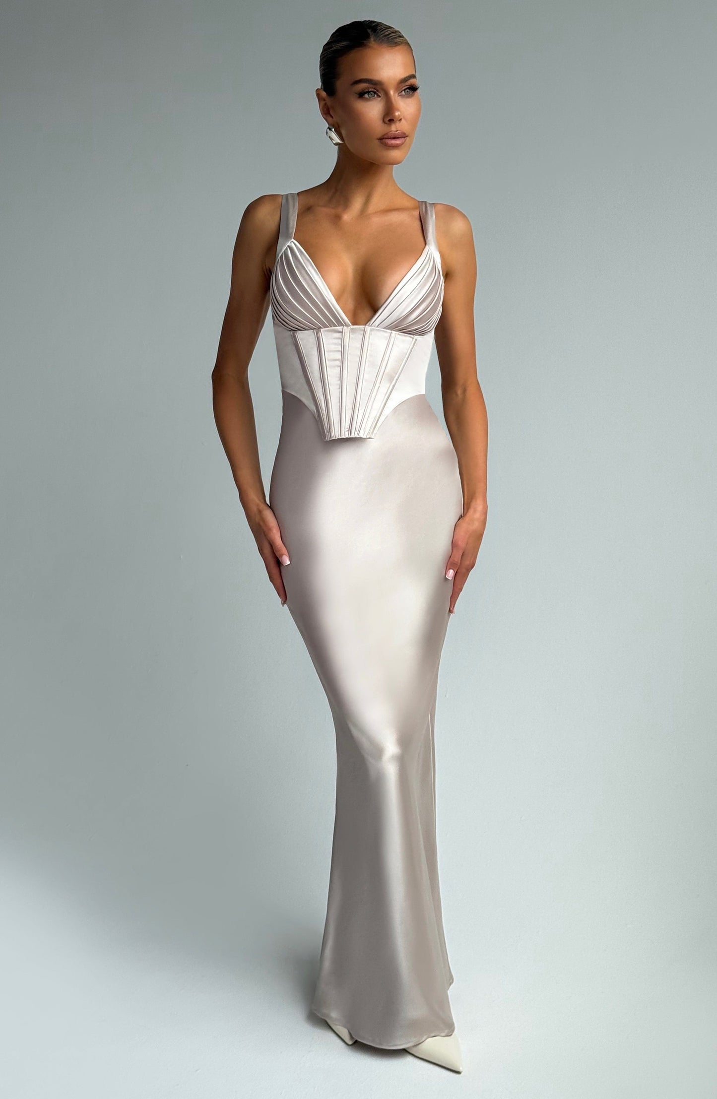 SHAE MAXI DRESS - SHELL