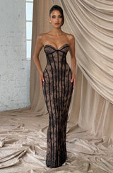 SIAN MAXI DRESS - BLACK