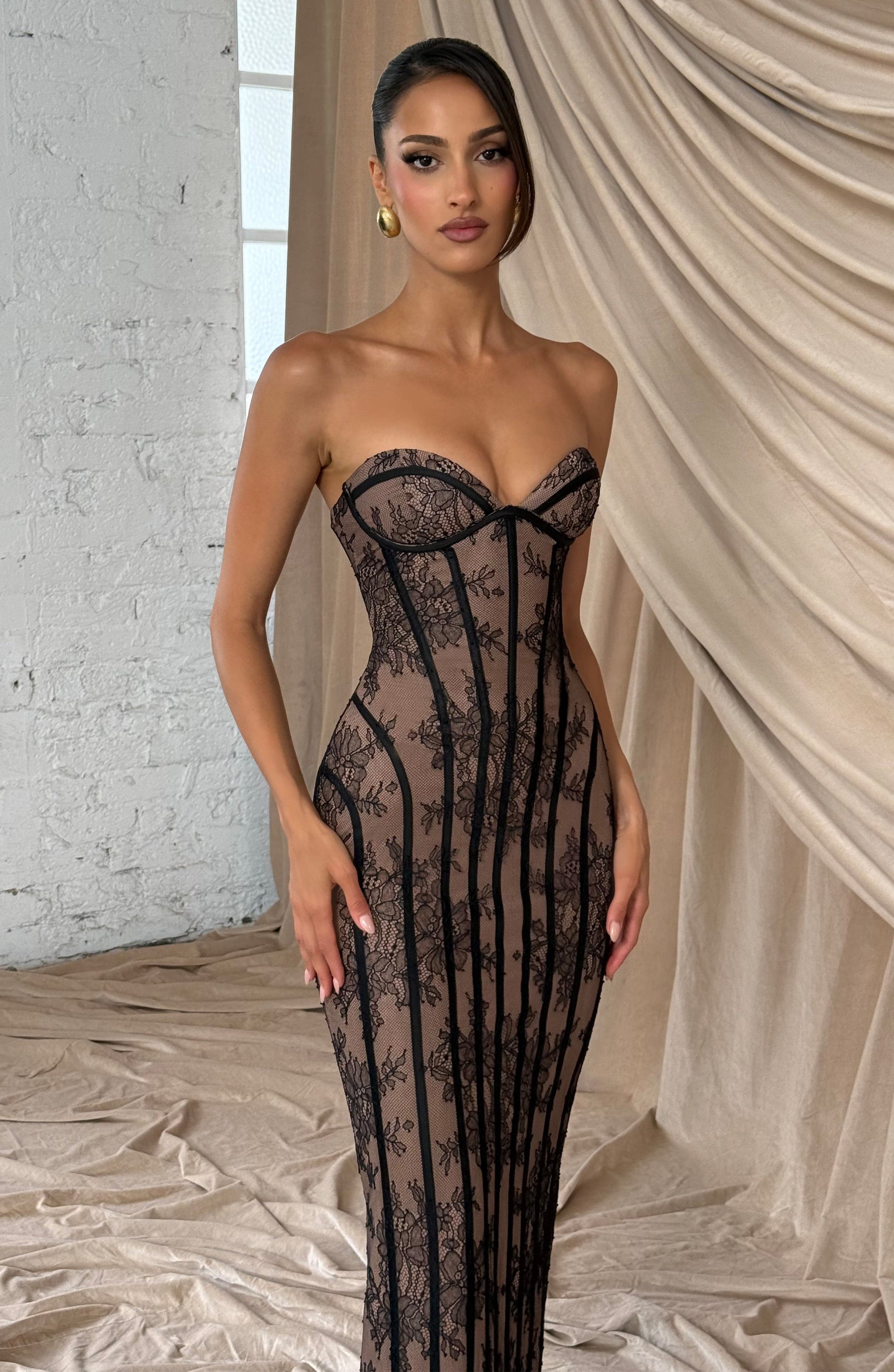 SIAN MAXI DRESS - BLACK