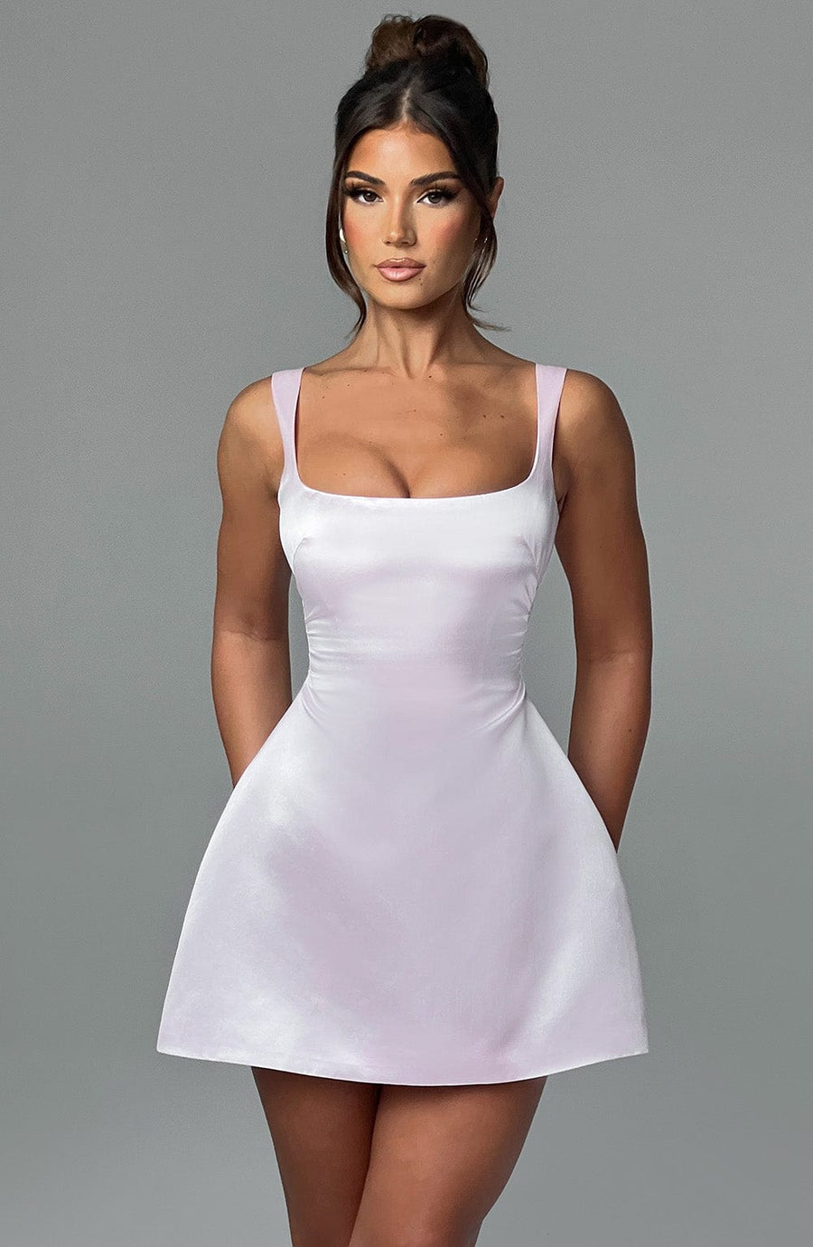 VESTIDO CORTO SOFIE - ROSA PALO