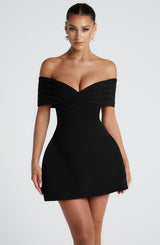 SOLANA MINI DRESS - BLACK
