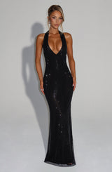 STARLA MAXI DRESS - BLACK