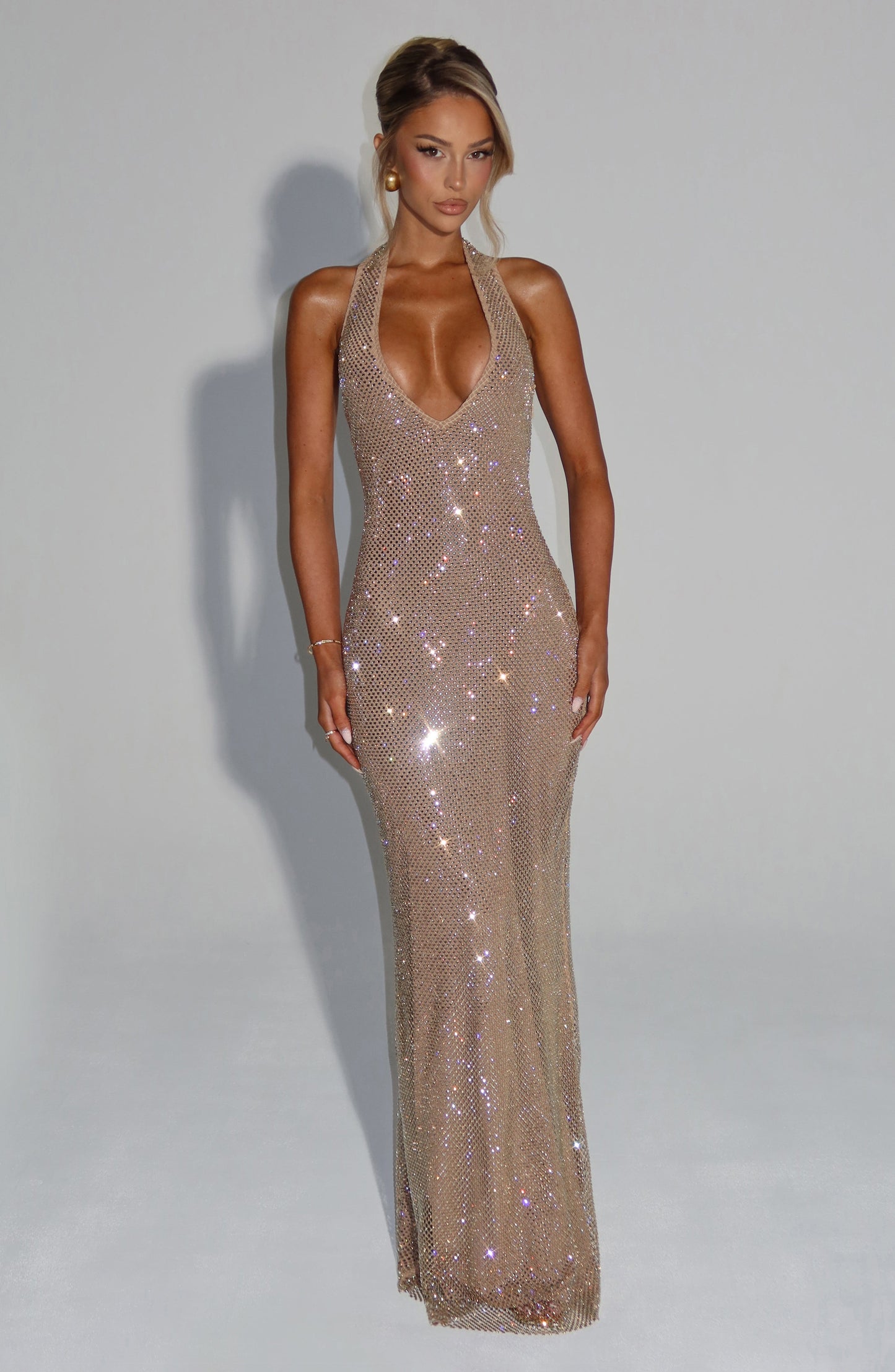 STARLA MAXI DRESS - GOLD