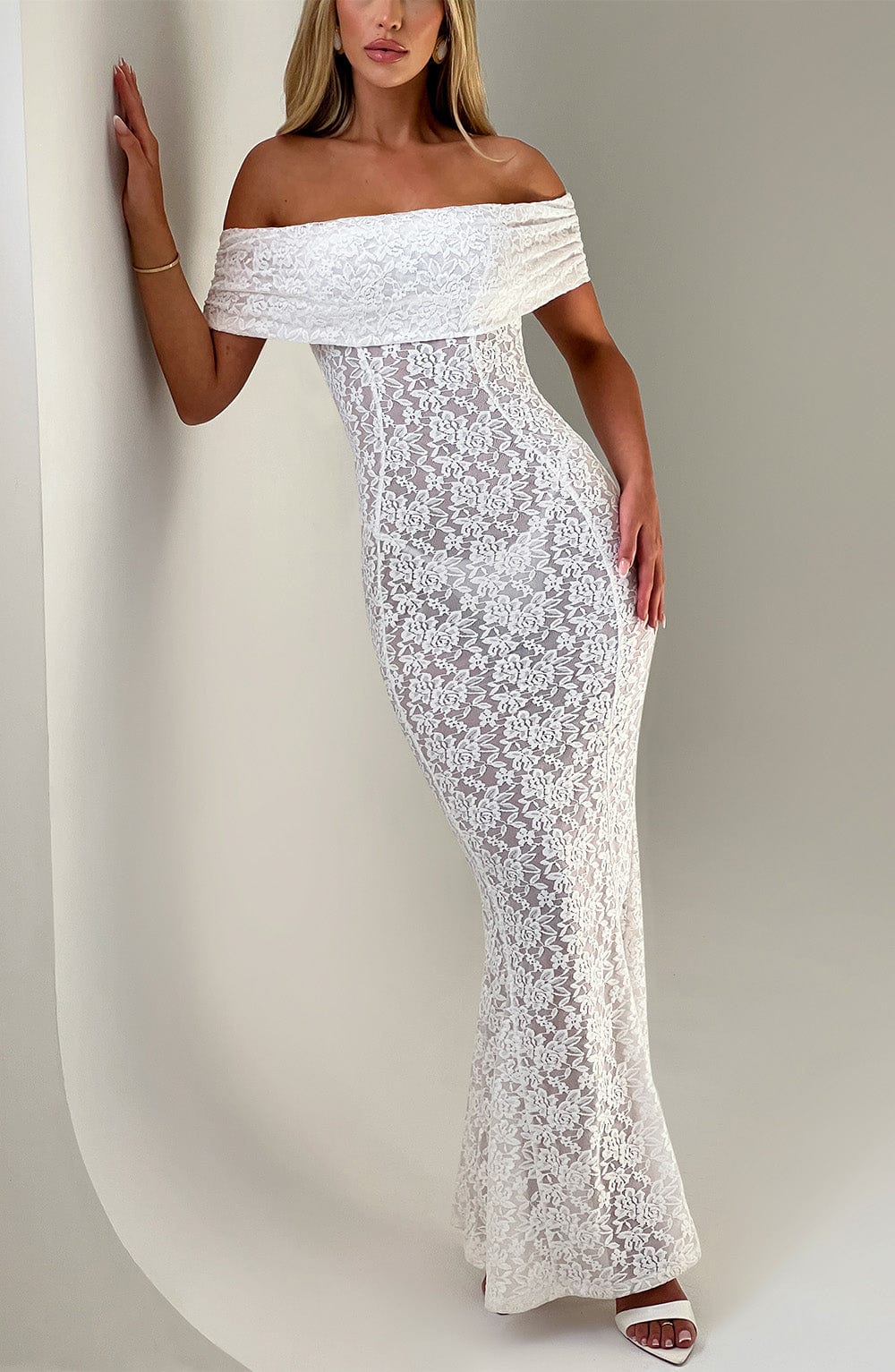 STEPHANIE MAXI DRESS - IVORY