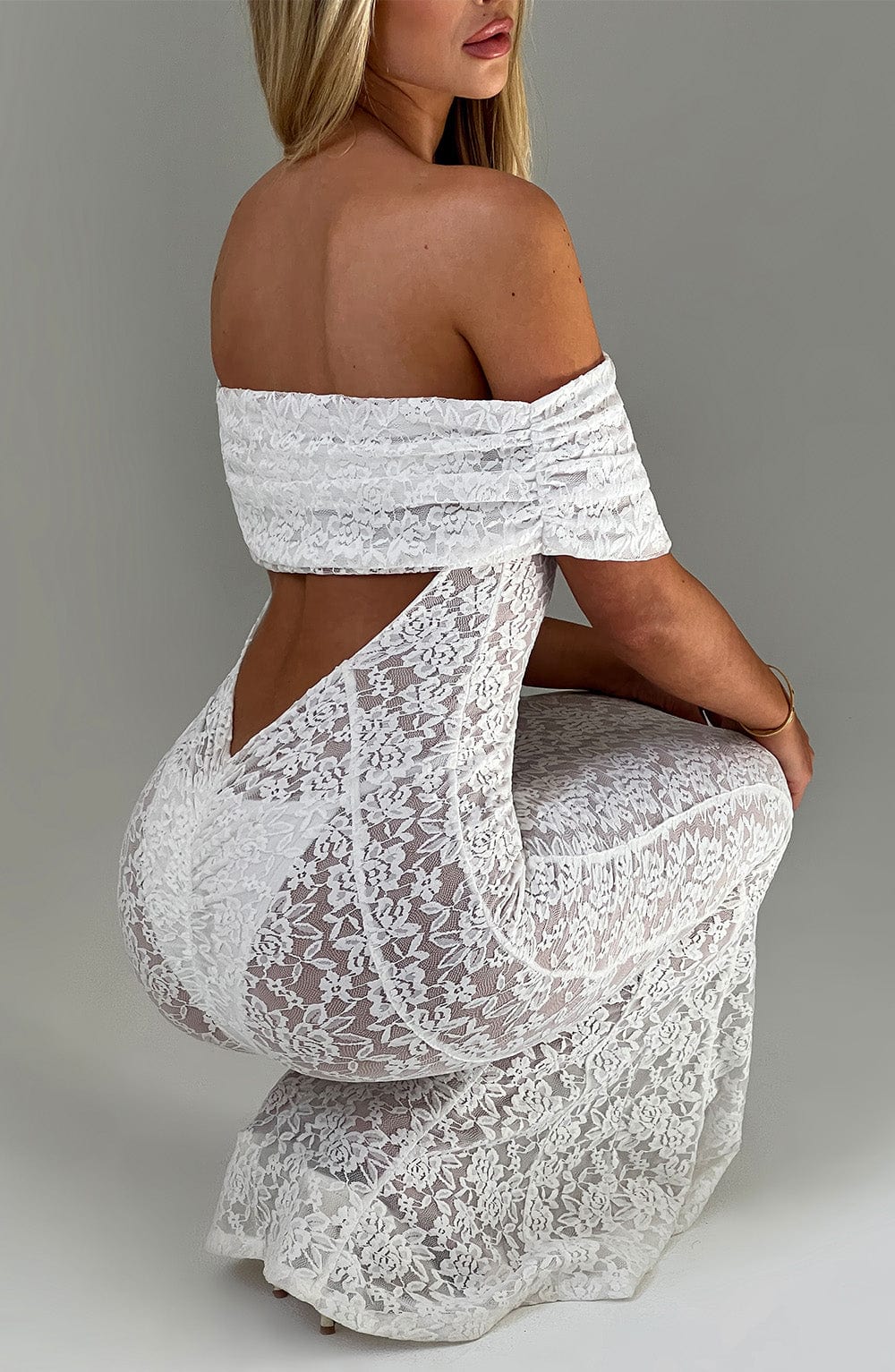 STEPHANIE MAXI DRESS - IVORY