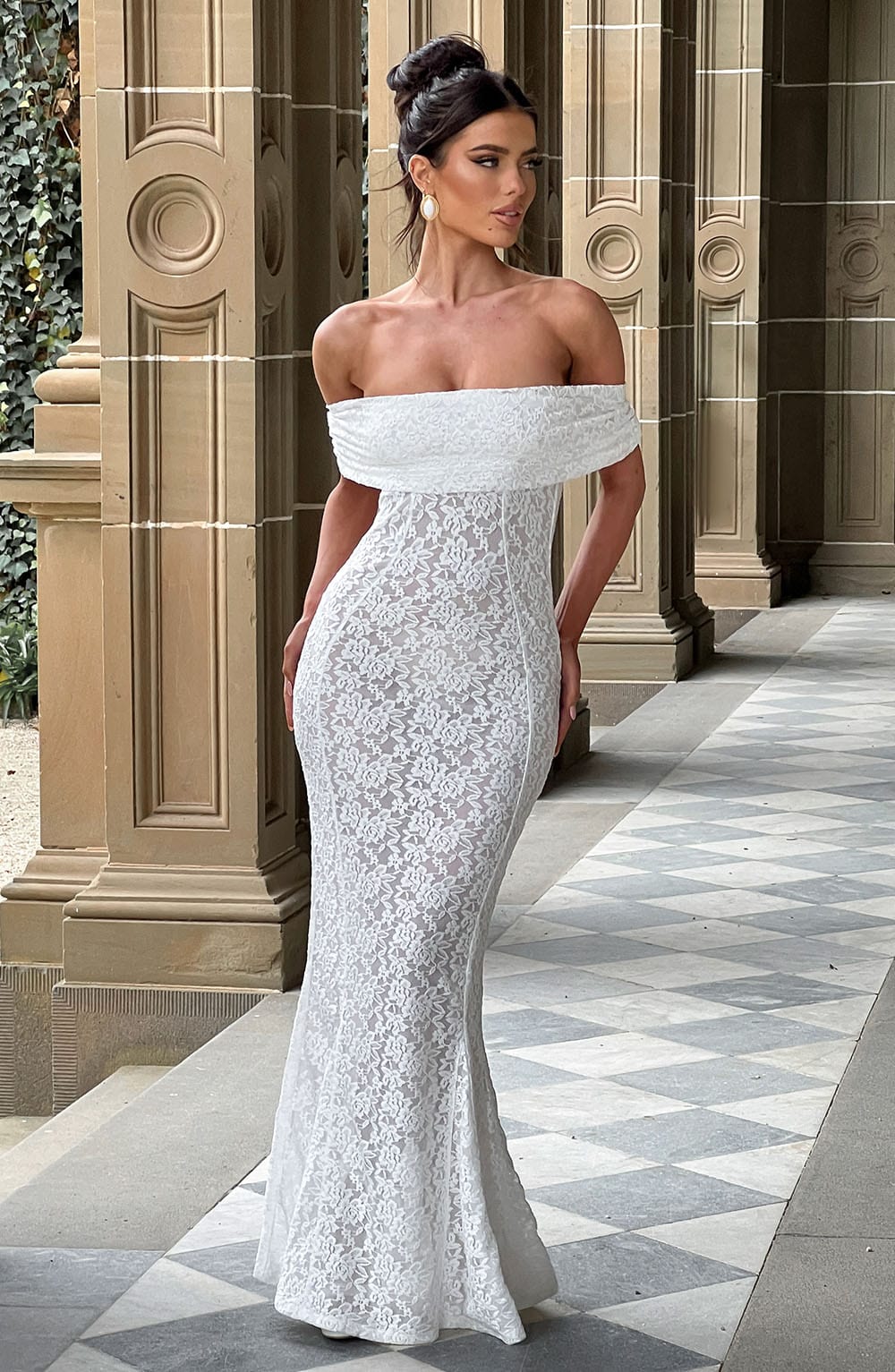 STEPHANIE MAXI DRESS - IVORY