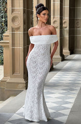 STEPHANIE MAXI DRESS - IVORY