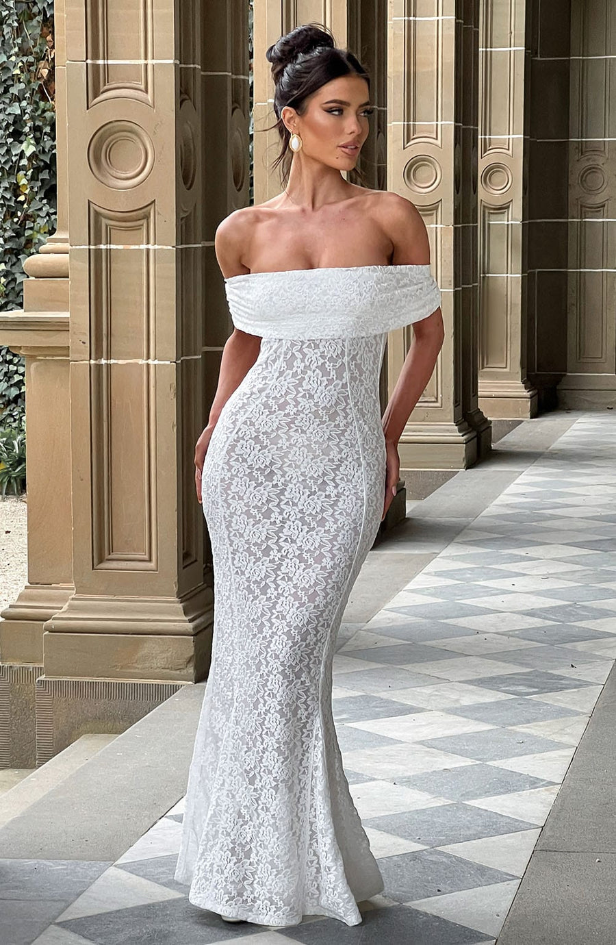 MAXIVESTIDO STEPHANIE - MARFIL