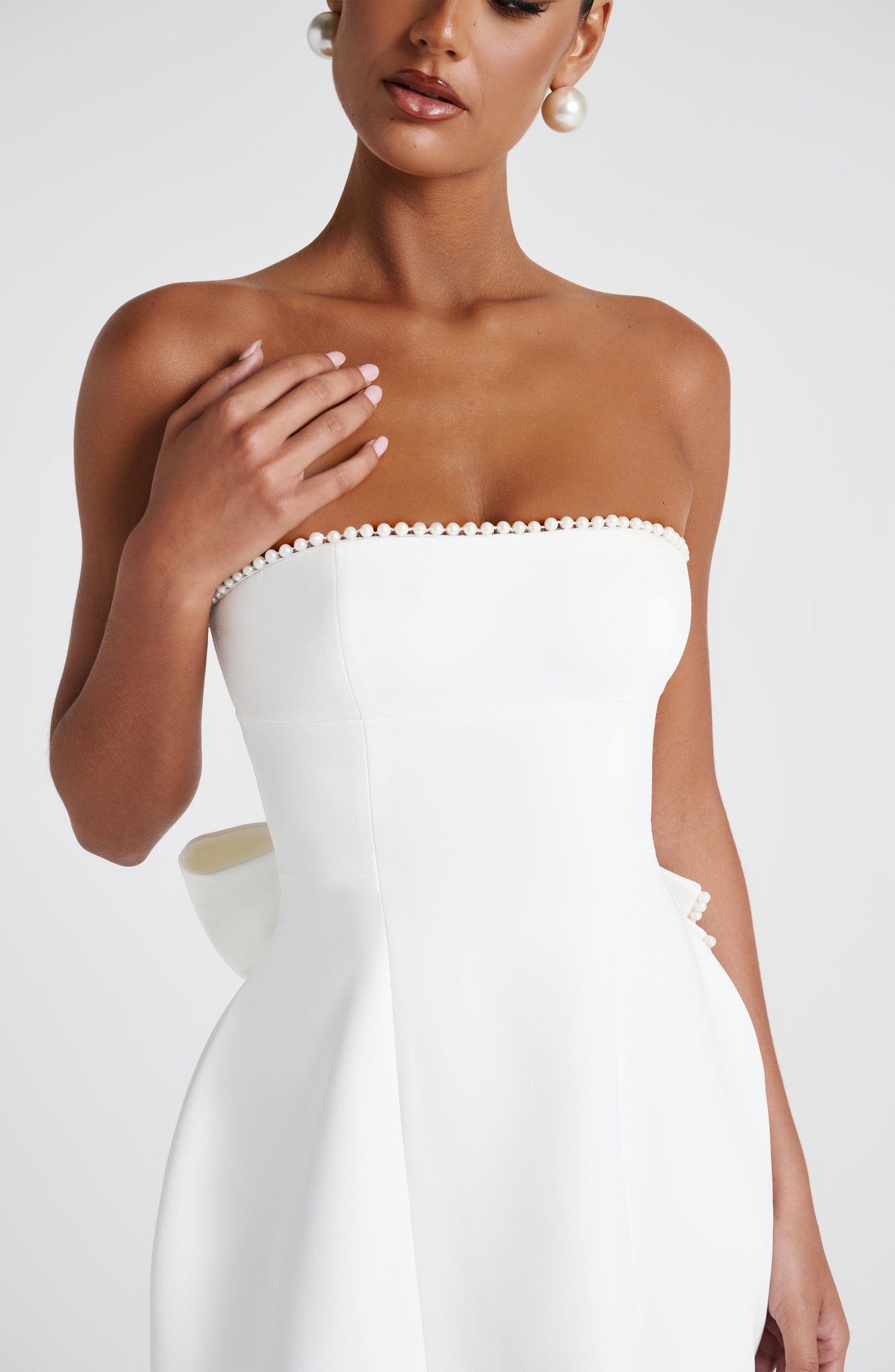 SUNI MINI DRESS - IVORY