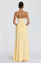 SURA MAXI DRESS - LEMON