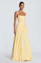 SURA MAXI DRESS - LEMON