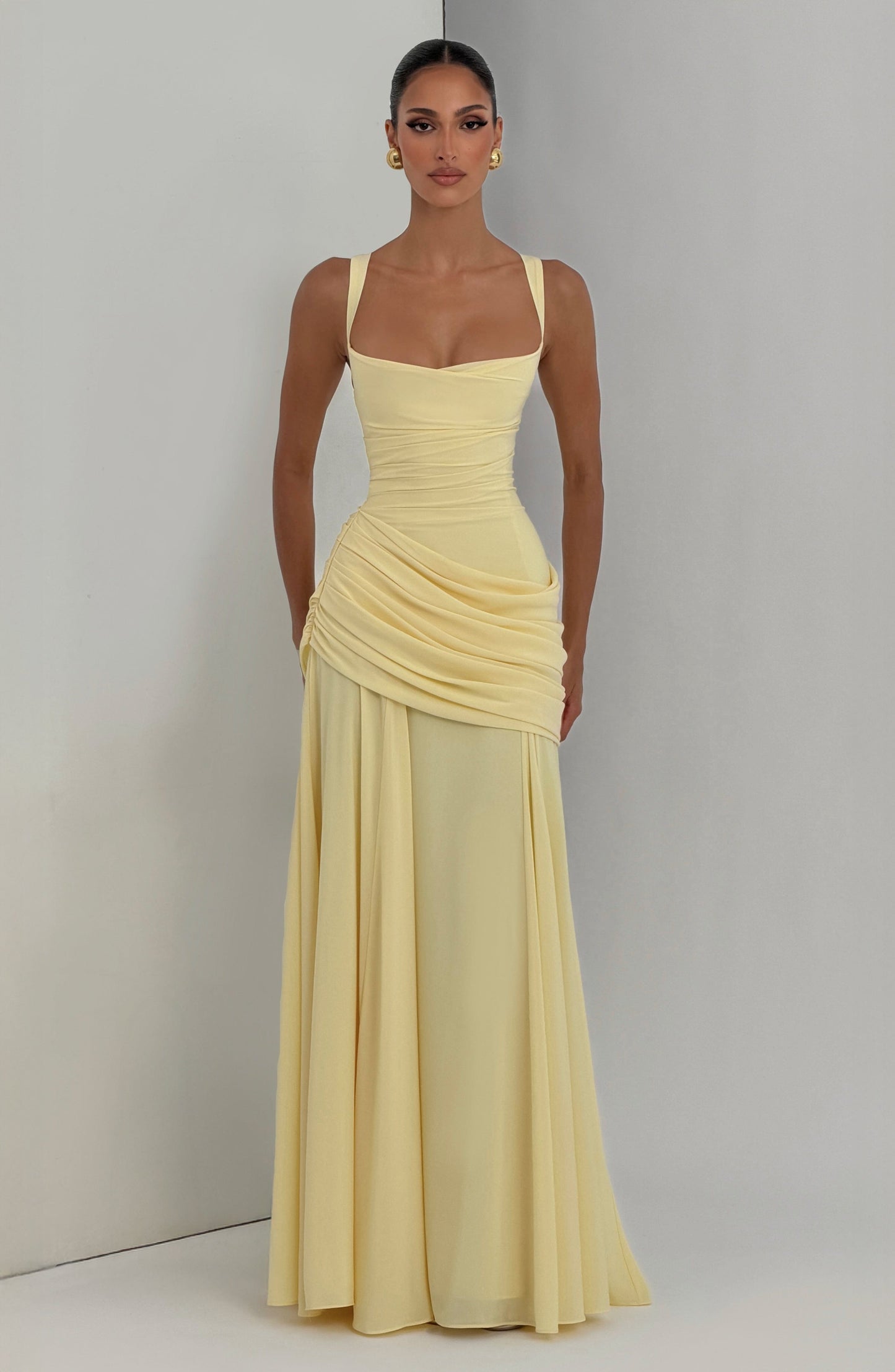 SURA MAXI DRESS - LEMON