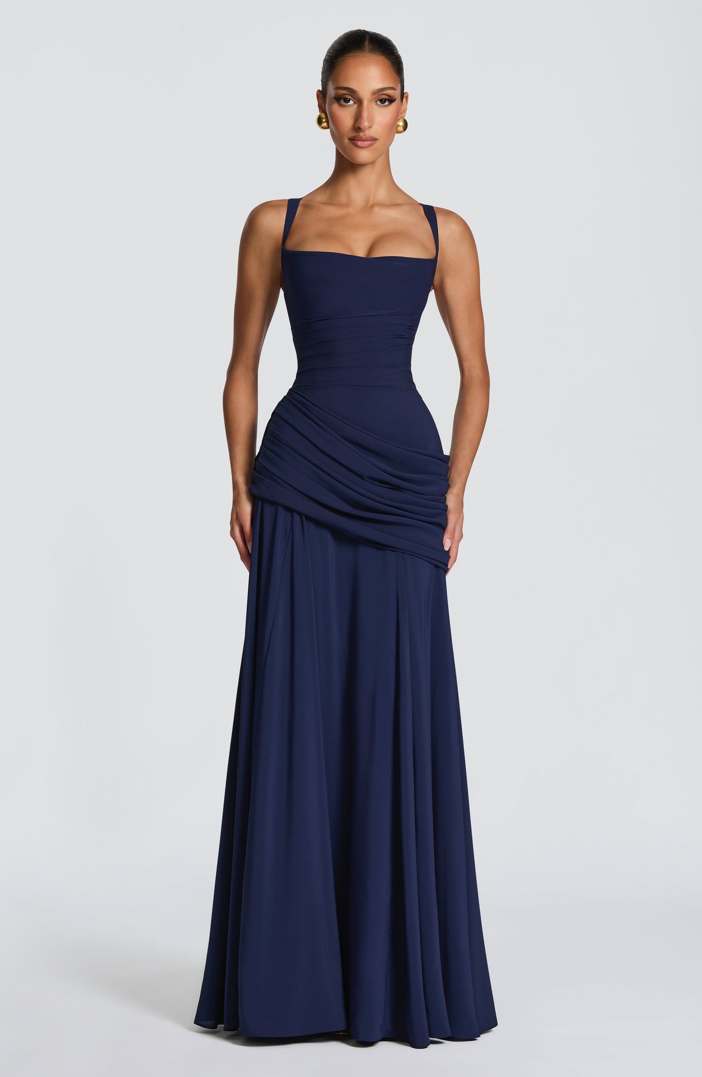 SURA MAXI DRESS - NAVY